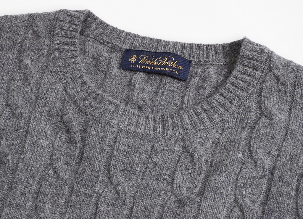 Lambswool sweater from Brooks Brothers