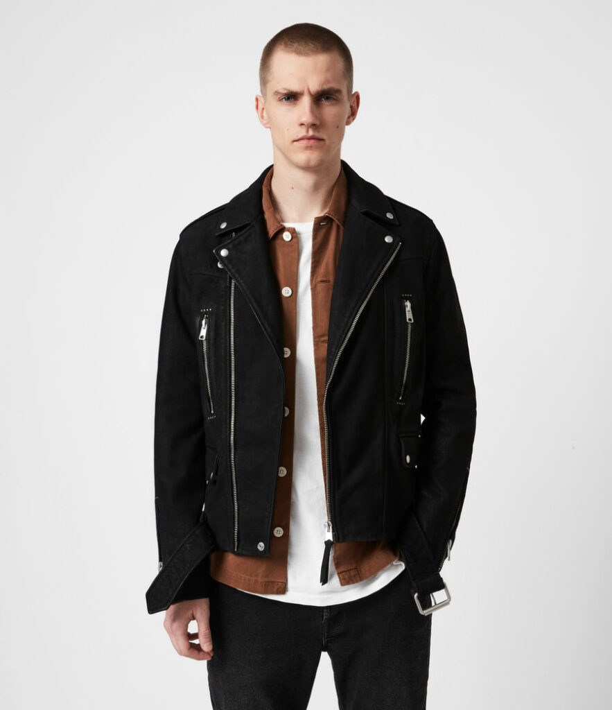 Bronto leather biker jacket from allsaints