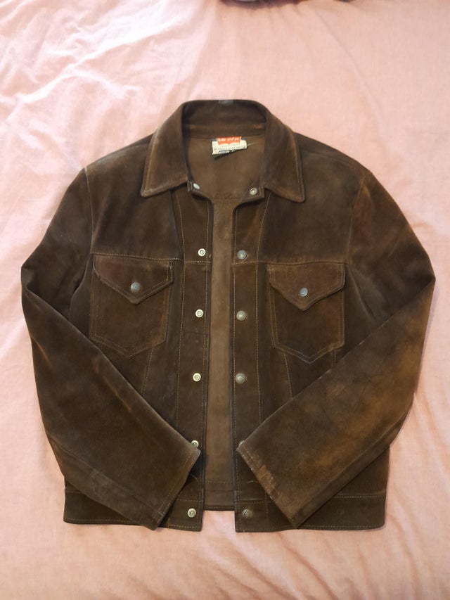 suede trucker jacket