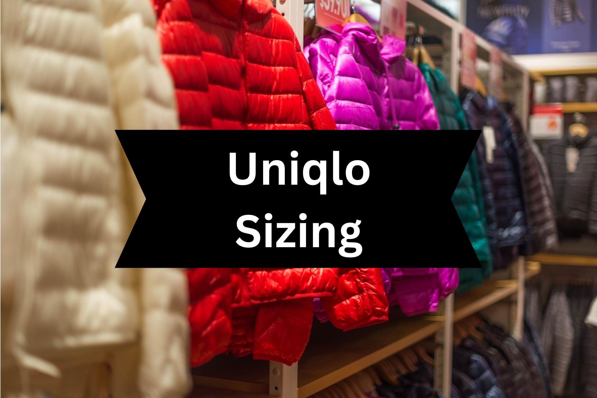 Uniqlo Size Charts  SIZGUcom