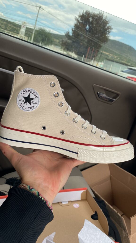 white converse