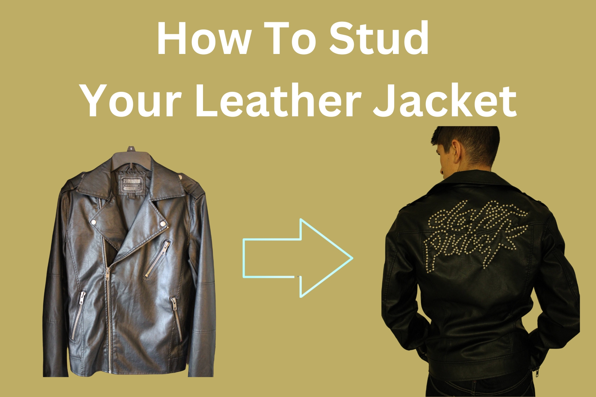 Stud Your Leather Jacket: A Complete Guide on How to Do It - Magic of ...