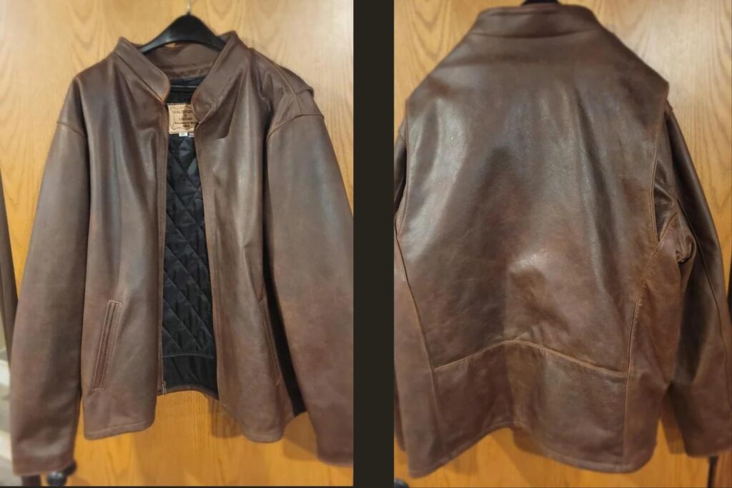 customizing a leather jacket